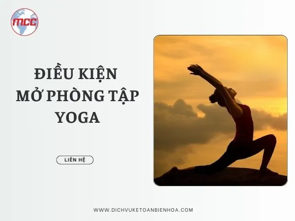 Điều kiện mở phòng tập yoga - Mcc Group