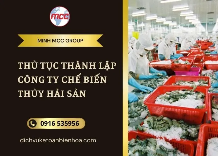 Thủ tục thành lập công ty chế biến thủy hải sản