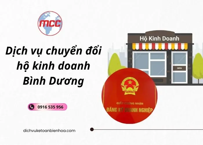 Dịch vụ chuyển đổi hộ kinh doanh Bình Dương